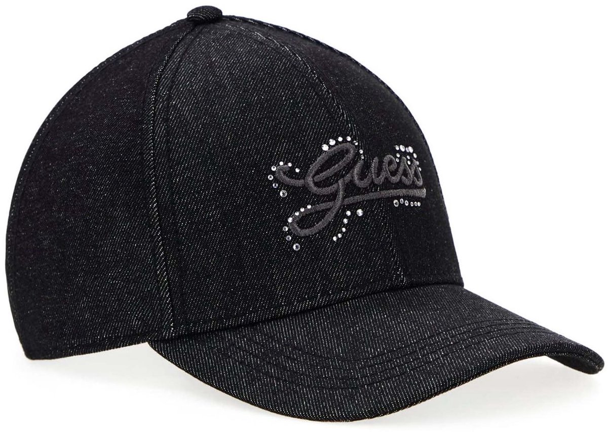 GUESS cap Baseball Cap Black zwart