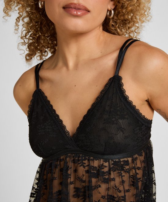 Hunkemöller Babydoll Darcy Zwart