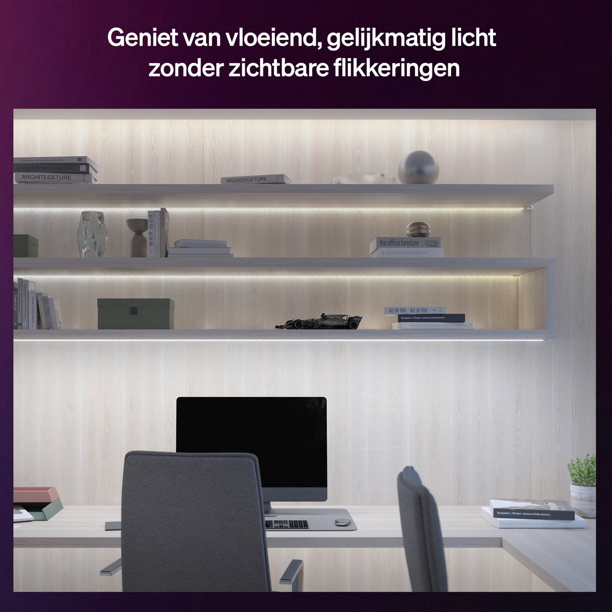 Philips Hue Flux Connector - Verbindt 2 Flux LED strips in een rechte lijn - Doorlopende gelijkmatige lichtlijn - 4 stuks — afbeelding 5