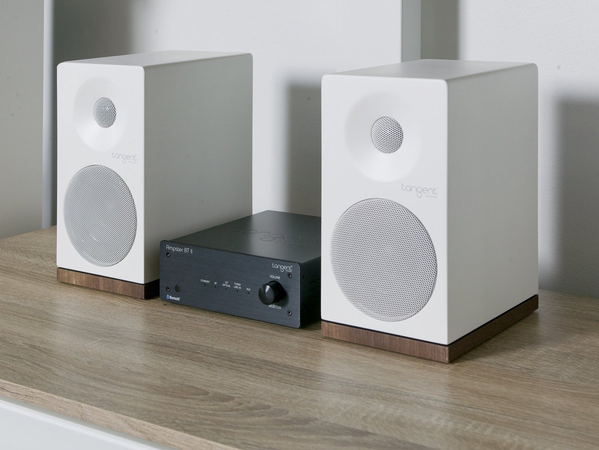 Tangent Ampster II X4 Home audio-microsysteem 100 W Zwart, Wit