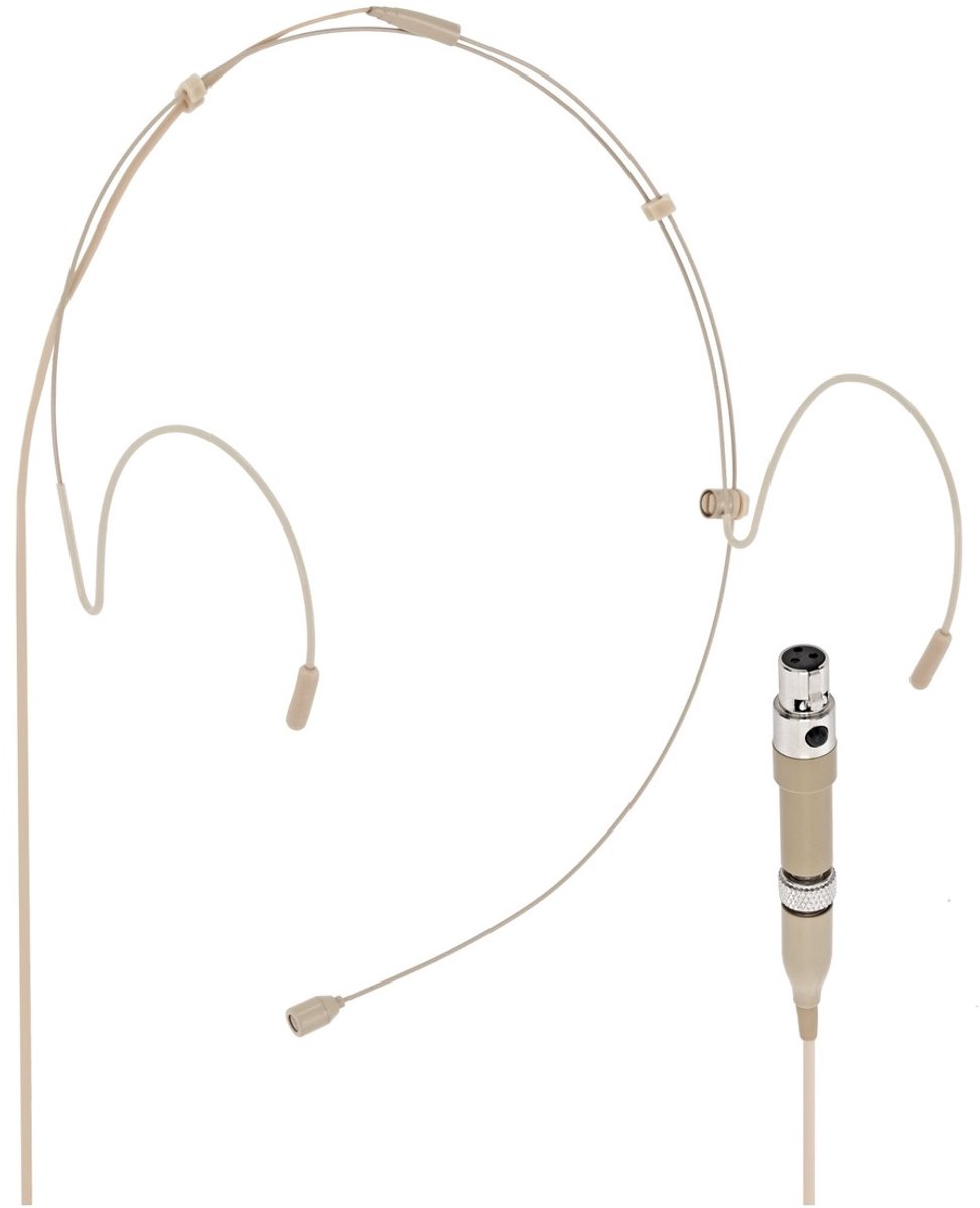 SubZero Headset Mic, Compatibel met AKG Draadloze Systemen, Beige