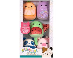 MICROMALLOWS - 5 Pack Plush Squishmallows (Lai, Reshma, Scout, Orin, Hanna) 6cm