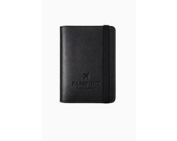 IfarNix® Paspoorthouder RFID – Paspoort Hoesje & Travel Wallet – Zwart – Kunstleer