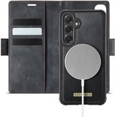 Solidenz hoesje – Geschikt voor Samsung Galaxy S26 Plus – Luxe 2-in-1 Hoesje geschikt voor MagSafe – Afneembare case – Zwart
