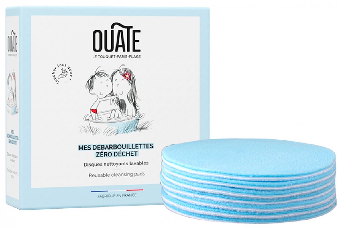 Ouate Mes Débarbouillettes Zéro Déchet 7 Schijven