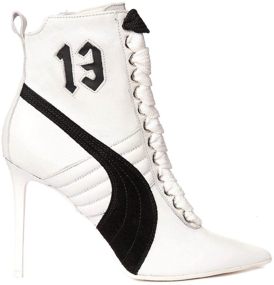 Puma hoge hak leer X Fenty Wit