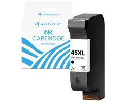MartyPrint geschikt voor HP 45XL (51645AE) inktcartridge zwart