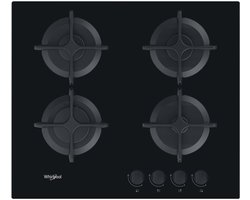 Whirlpool AKT 616/NB - Inbouw gaskookplaat - Zwart - Ingebouwd - Gaskookplaat - 4 zone(s)