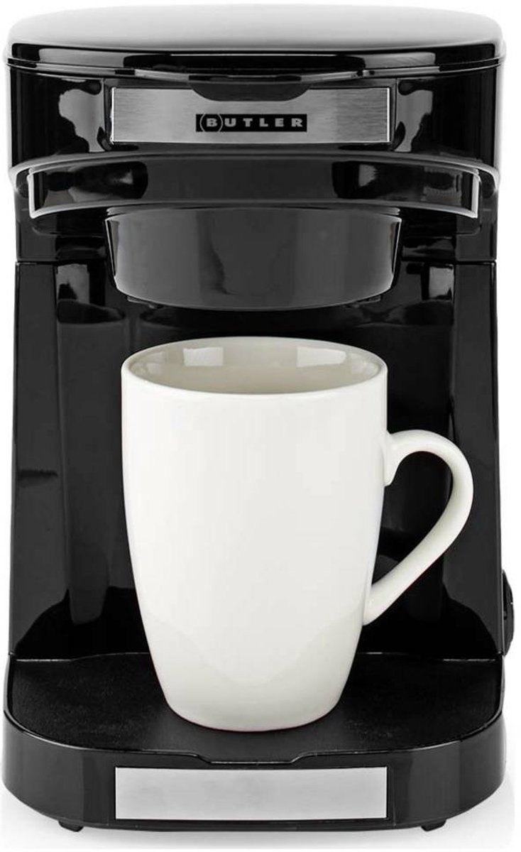 Butler 16100129 - Compact koffiezetapparaat - 2 porseleinen kopjes - 0,25 l - 450 W - Automatische uitschakeling - Zwart thumbnail 3