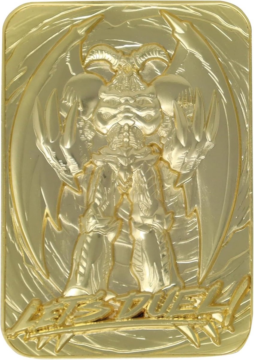 Yu-Gi-Oh Verzamelkaart Replica Gouden Summoned Skull Muntstuk (Geen Merknaam)