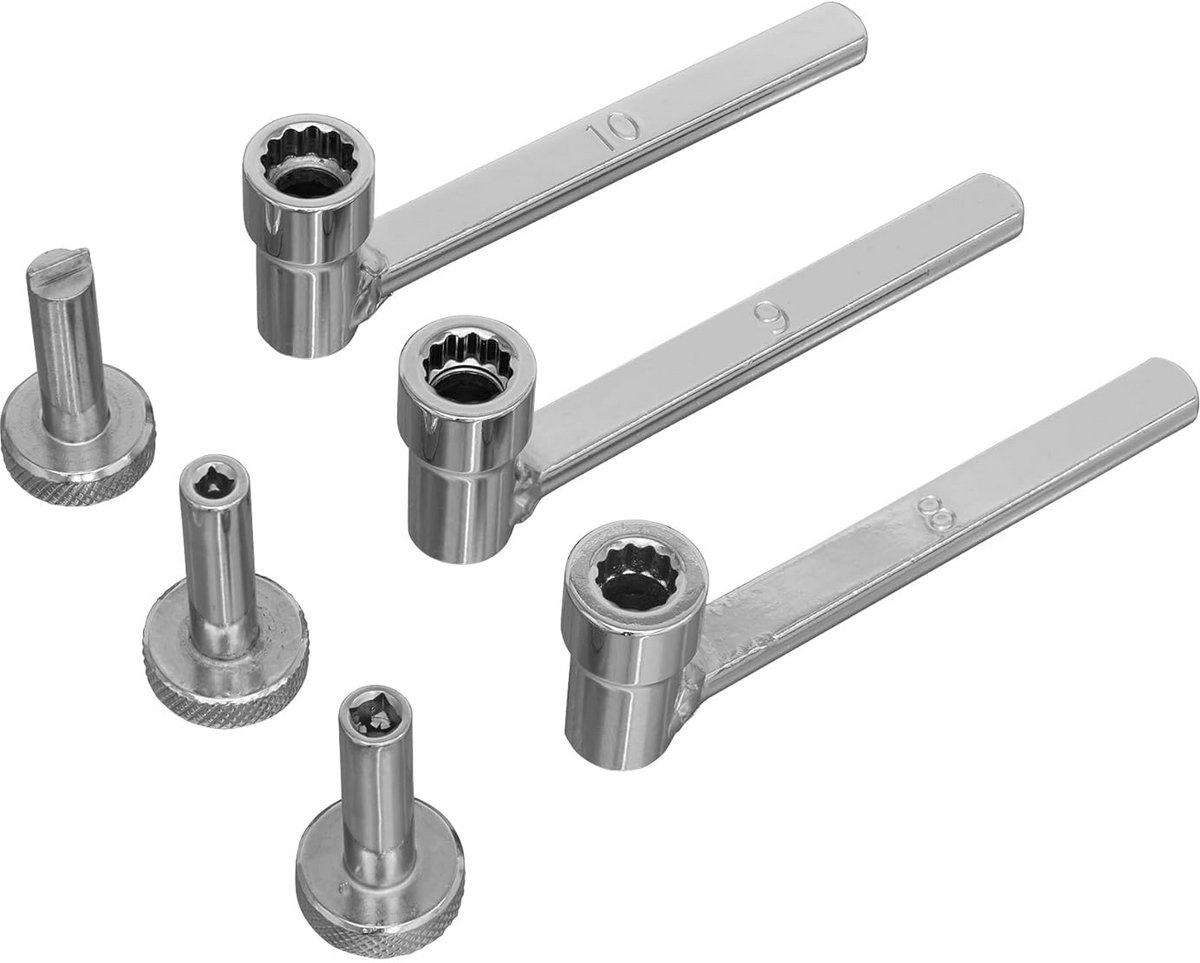 Verstelgereedschap Set voor Kleppen Stellen, 6 Delig