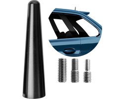 Auto antenne - Dakantenne Reserveantenne - Storingsvrije ontvangst - Universele adapters - 65 mm - Zwart