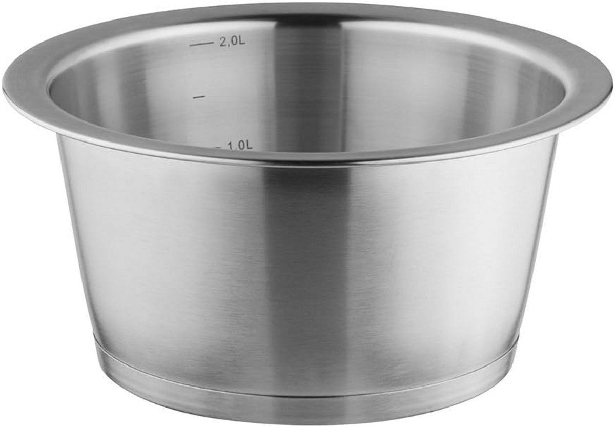 Kookpan RVS 18 cm Inductie Stapelbaar en Vaatwasserbestendig