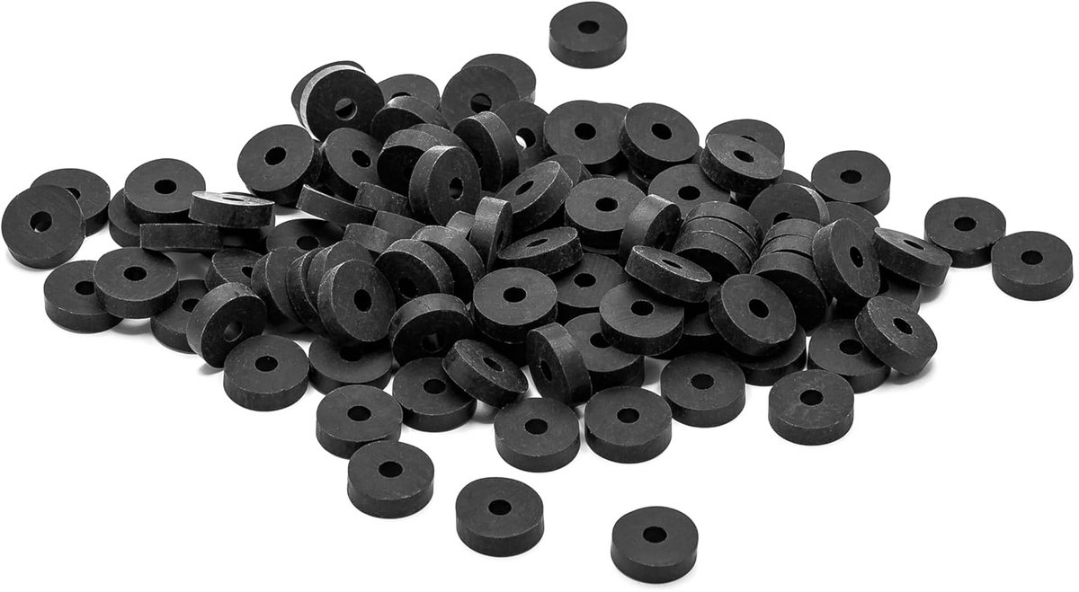 Rubberen Afdichtingen voor Kraanzittingen 100 stuks 3/8 Inch (14 x 4 x 4 mm)