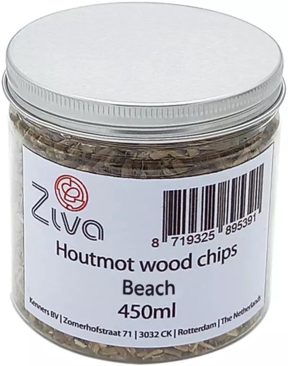 Ziva Aromatische Hout Mot Snippers Beuken (450ml) voor koudroken