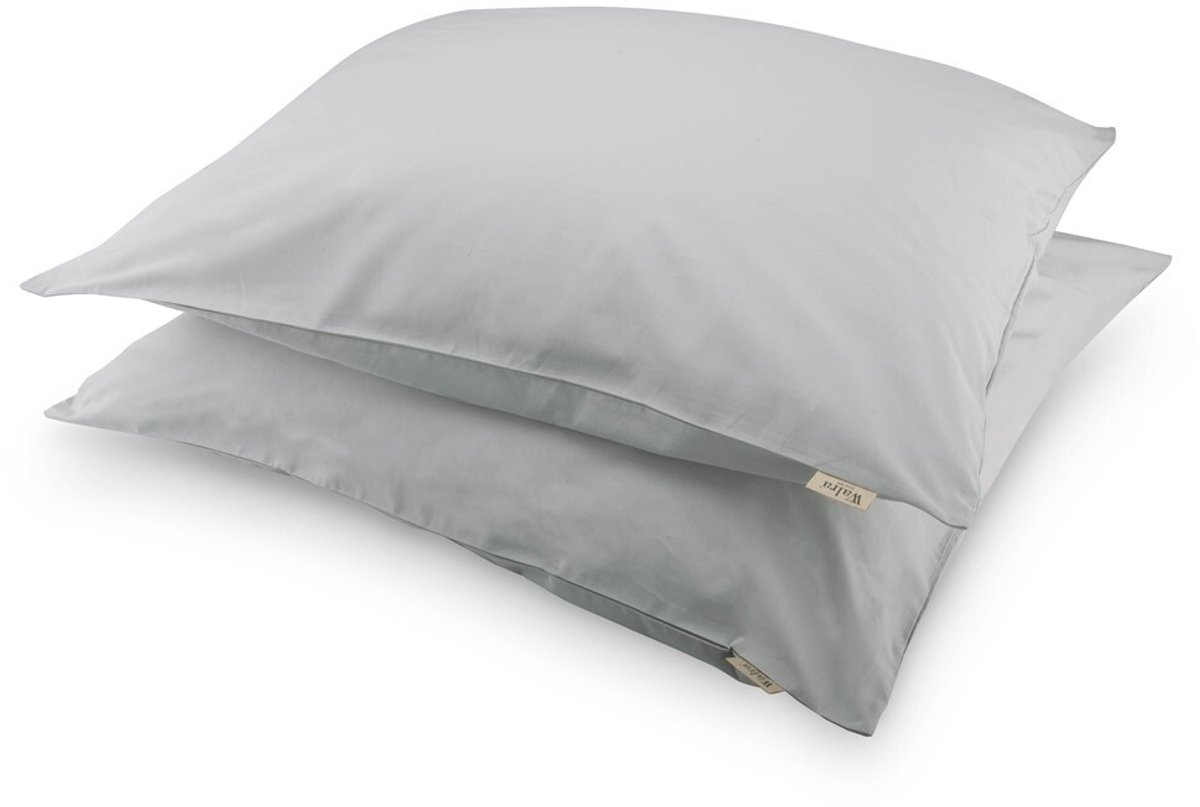Walra Kussensloop Crispy Cotton - 2x 80x80 - Grijs