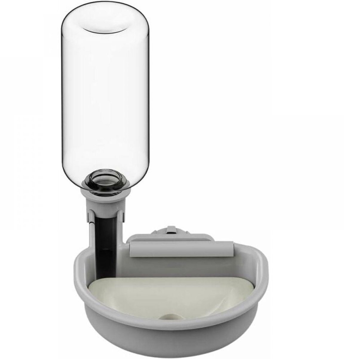 TuseRxln Dog Water Dispenser - Waterdispenser - Leak-Proof Automatic Feeder - 1 Stuk - Grijs