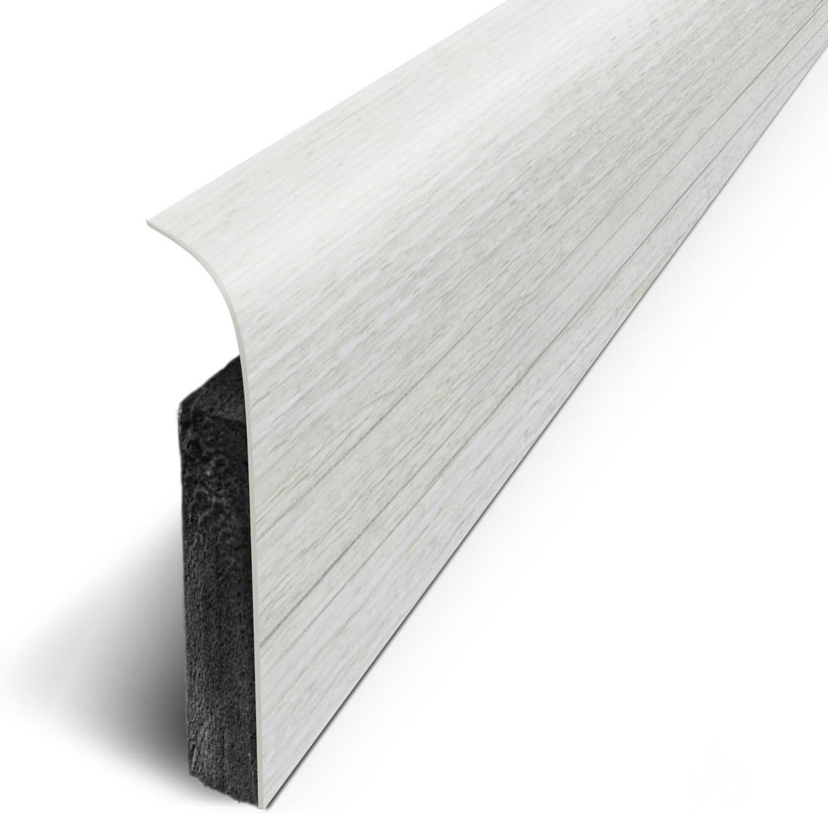 Zelfklevende Plinten met Sterke Plakband - 5 Stuks in Grijs - 120 cm Lengte