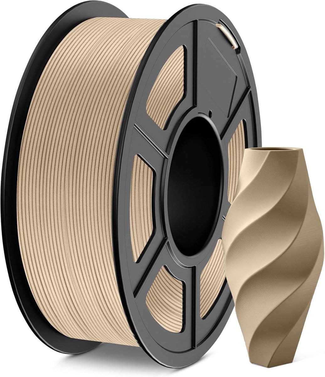 3D Printer Filament PLA Hout 1.75 mm met 15% Houtvezels 1.1 kg Spoel