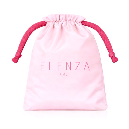 Chique Elenza Zilveren Ring met Roze Kristal – Subtiele Luxe voor Dames