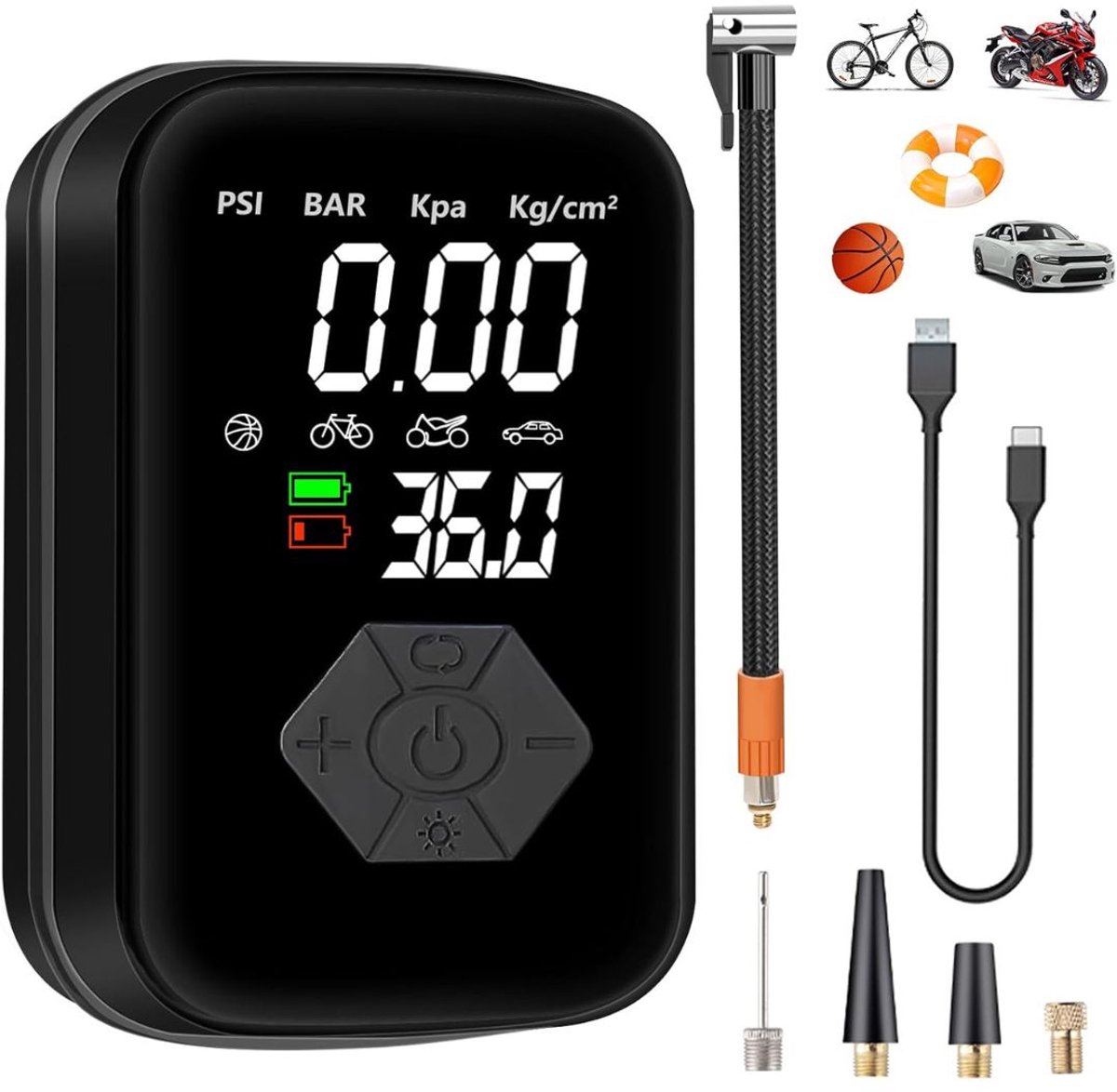 CLVP® Autobanden Pomp - Elektrische Fietspomp - Compressor - Luchtcompressor