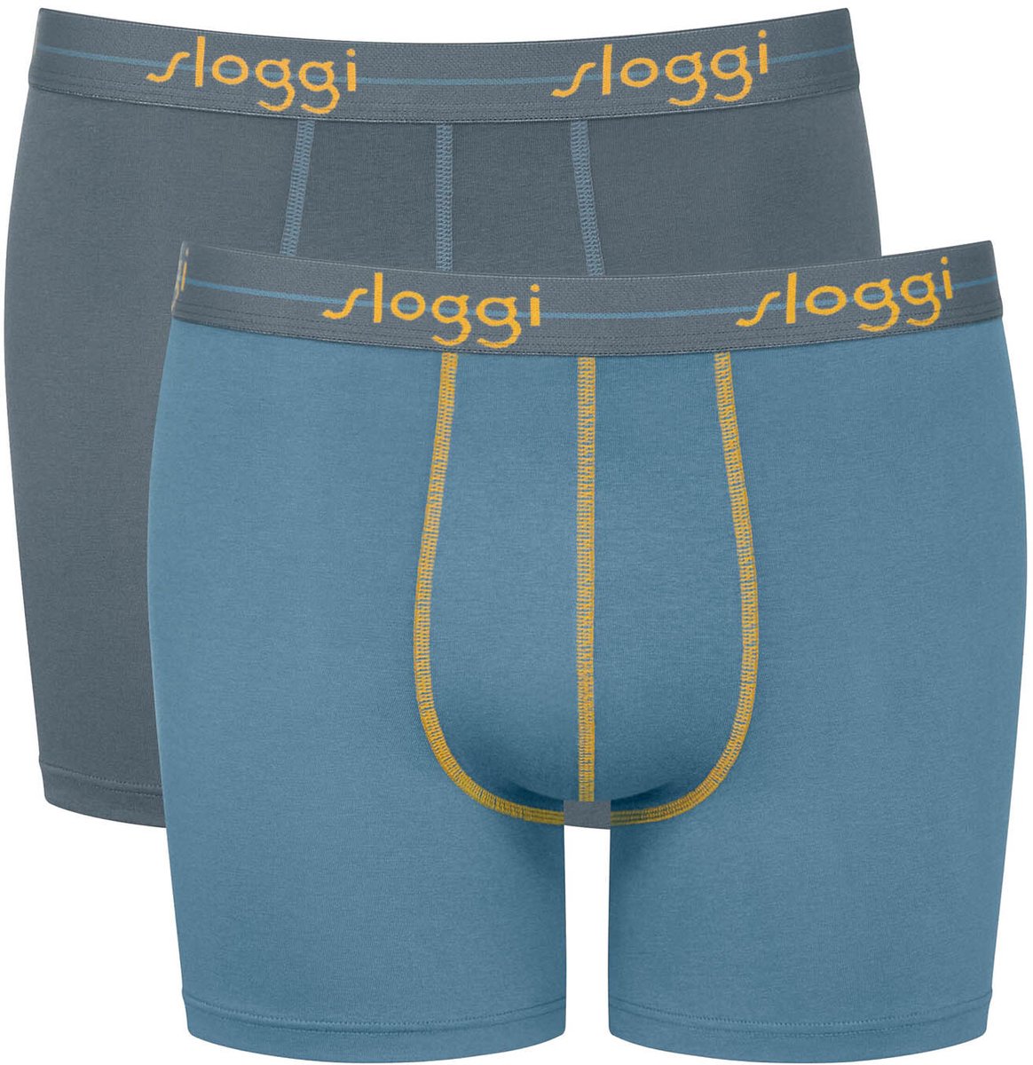 sloggi Langer Boxer Blue Start