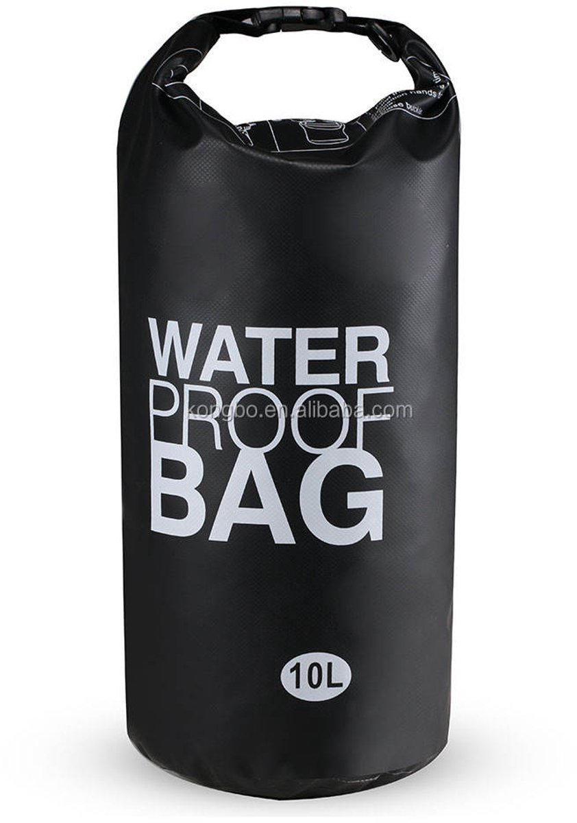 RezReady Waterdichte Buitentas 10L – PVC Drybag met Schouderriem voor Zwemmen