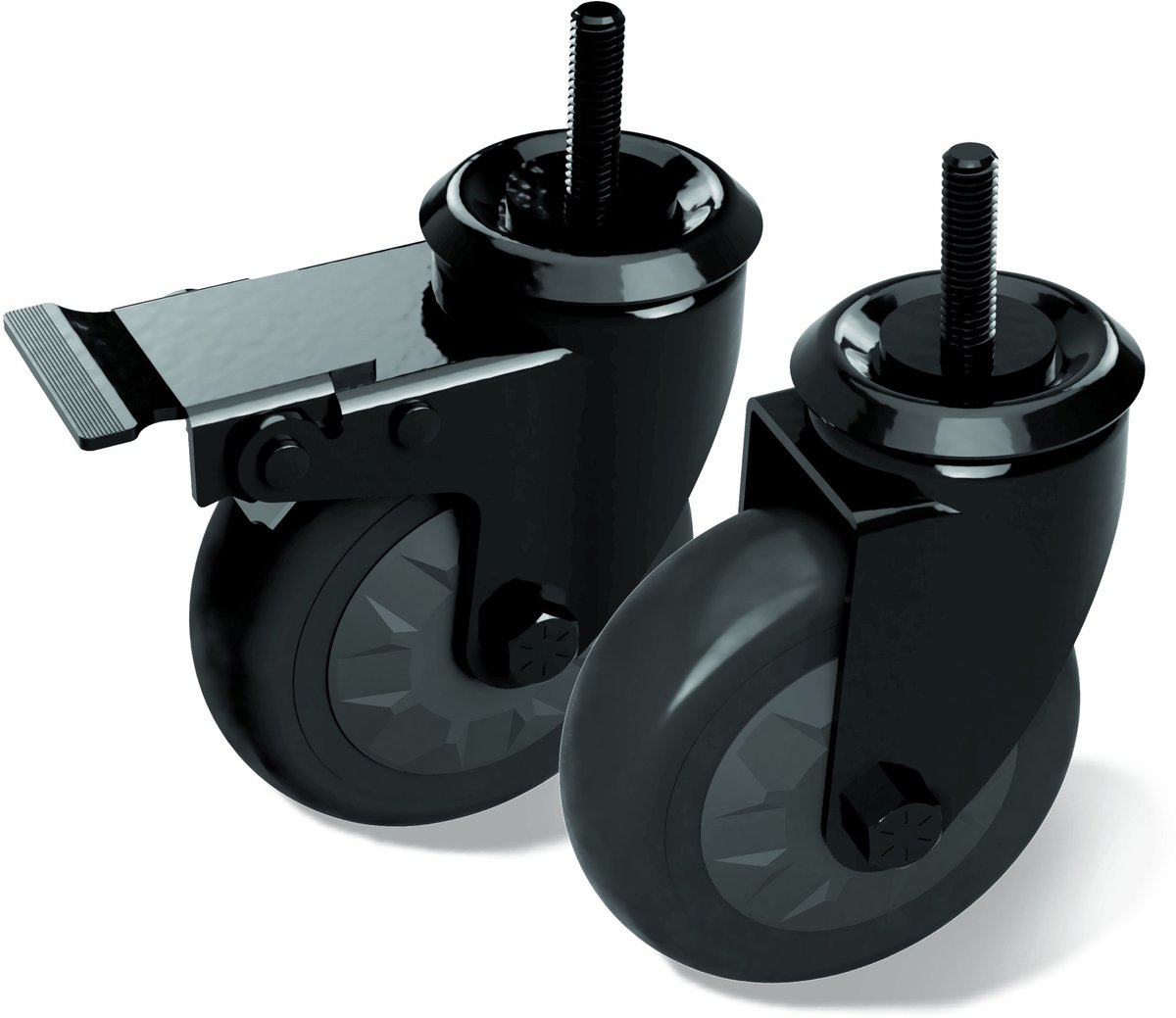 Big Green Egg Caster Kit - Wielenset