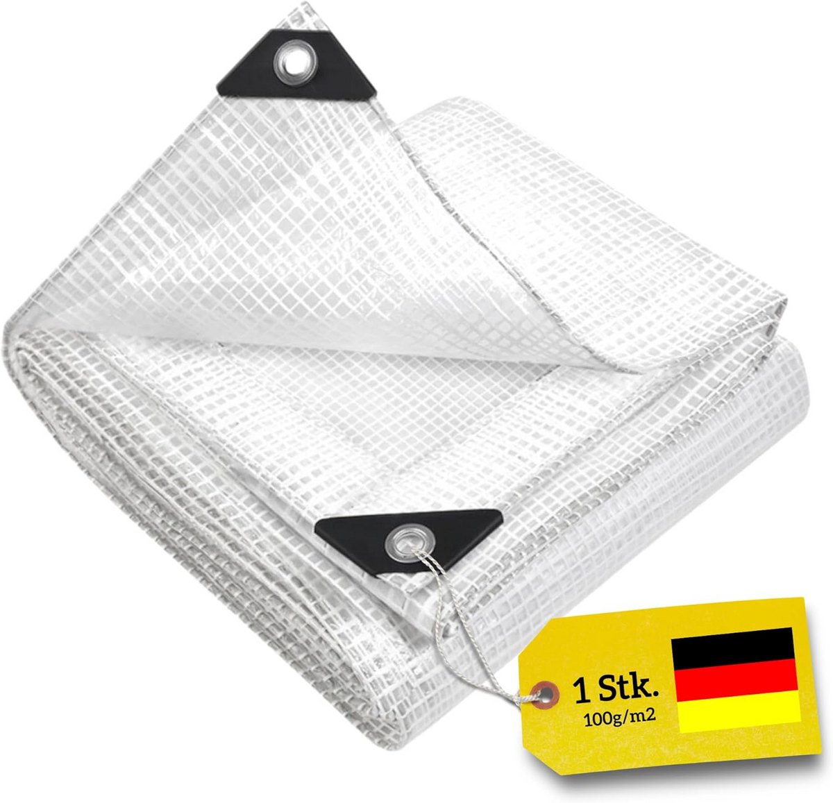 Dekkend waterdicht zeil 3x5 m - Scheurvast en winterbestendig, ideaal voor bescherming tegen alle weersomstandigheden