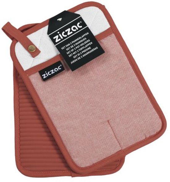 Tiseco - Maniques SILO - SET/2 - silicone, boucle de suspension pratique, rouille