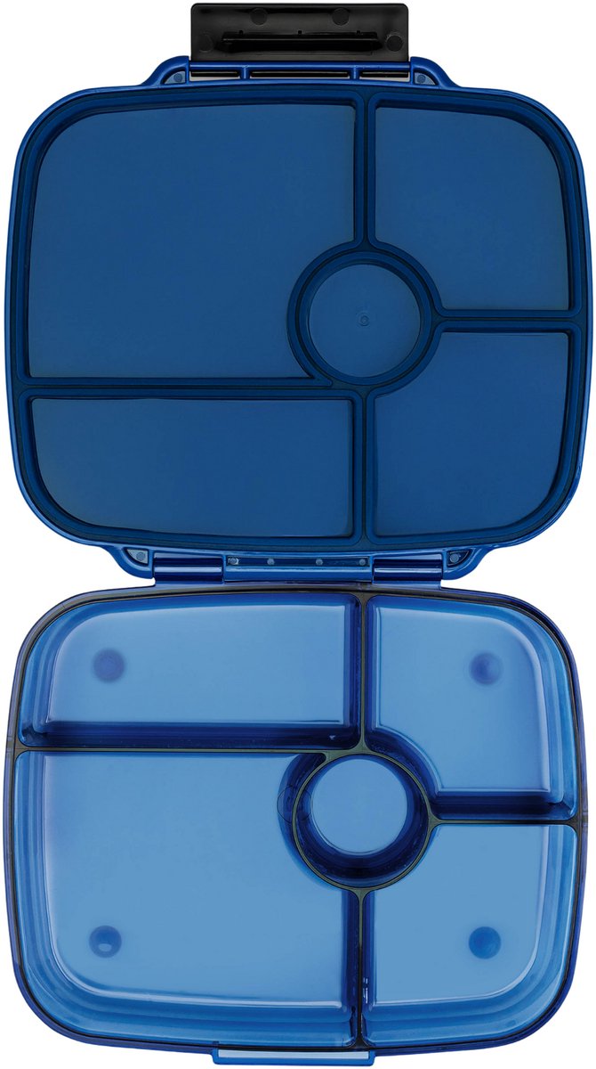 Yumbox Go - lekvrije Bento box broodtrommel - 5 vakken - Oslo Blue