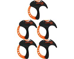 Cable Cuff PRO (5 pieces: 5x Small diameter of 1 inch) Adjustable Cable Tie Replacements