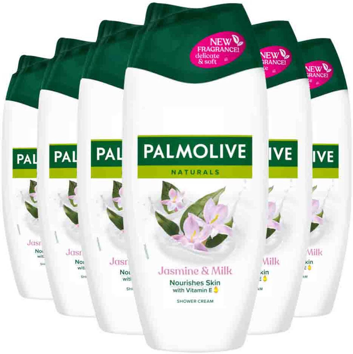 Palmolive - Douchecrème Jasmijn - 6 x 250 ml - Voordeelverpakking