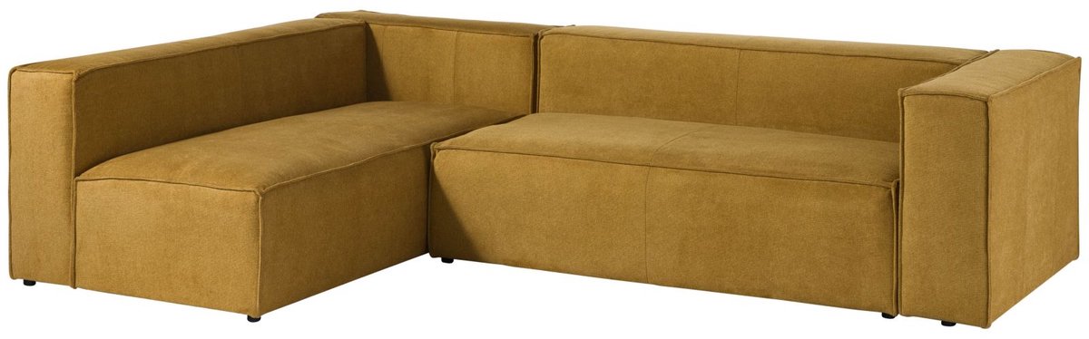MASSIVMOEBEL24.DE hoekbank SOFAS geel 175 x 64 x 92 cm