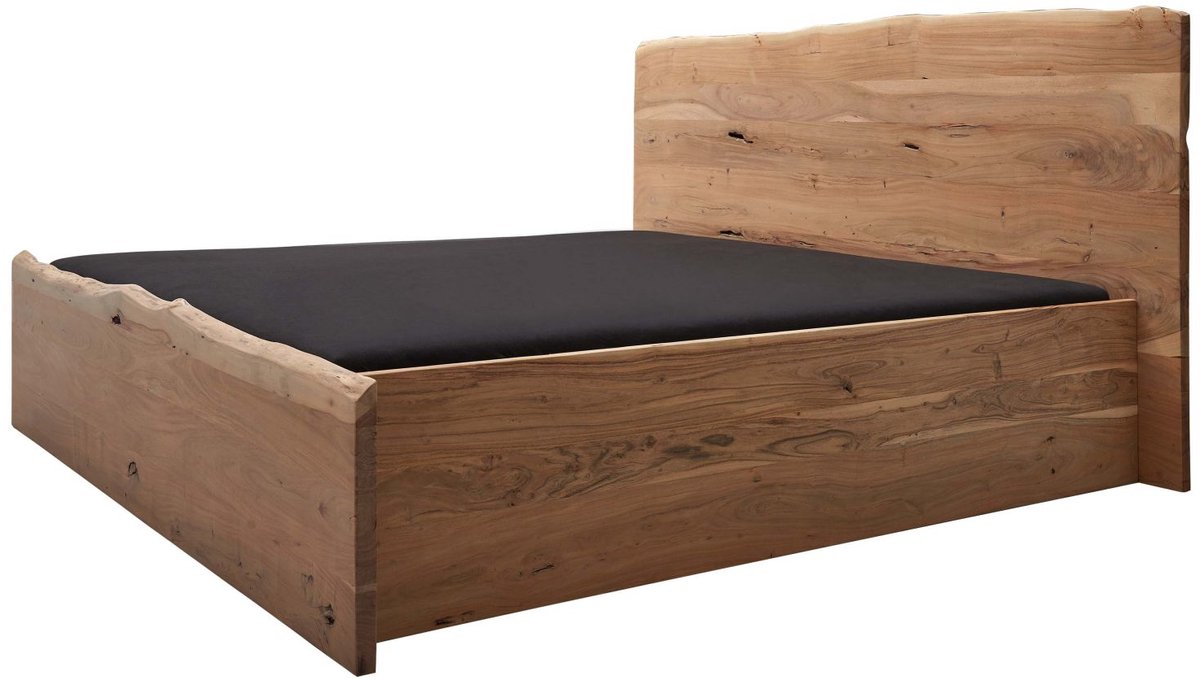 MASSIVMOEBEL24.DE bed PURE ACACIA #303 natuur 180 x 200 cm