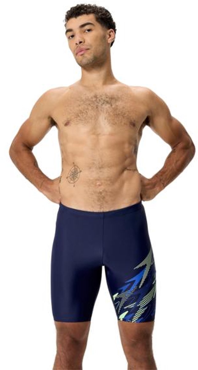 Speedo Medley Logo Jammer Heren Sportzwembroek - Marine/Blauw — afbeelding 6