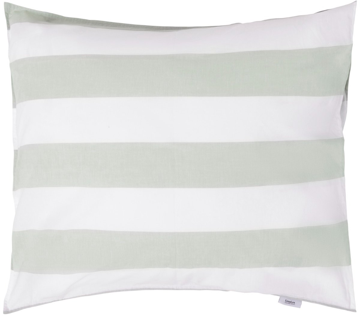 Linolux Kussensloop Beach Stripe Mineral Green 60x70
