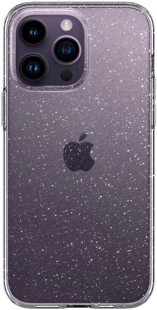 HappyCase iPhone 14 Pro Hoesje Flexibel TPU Glitter Print