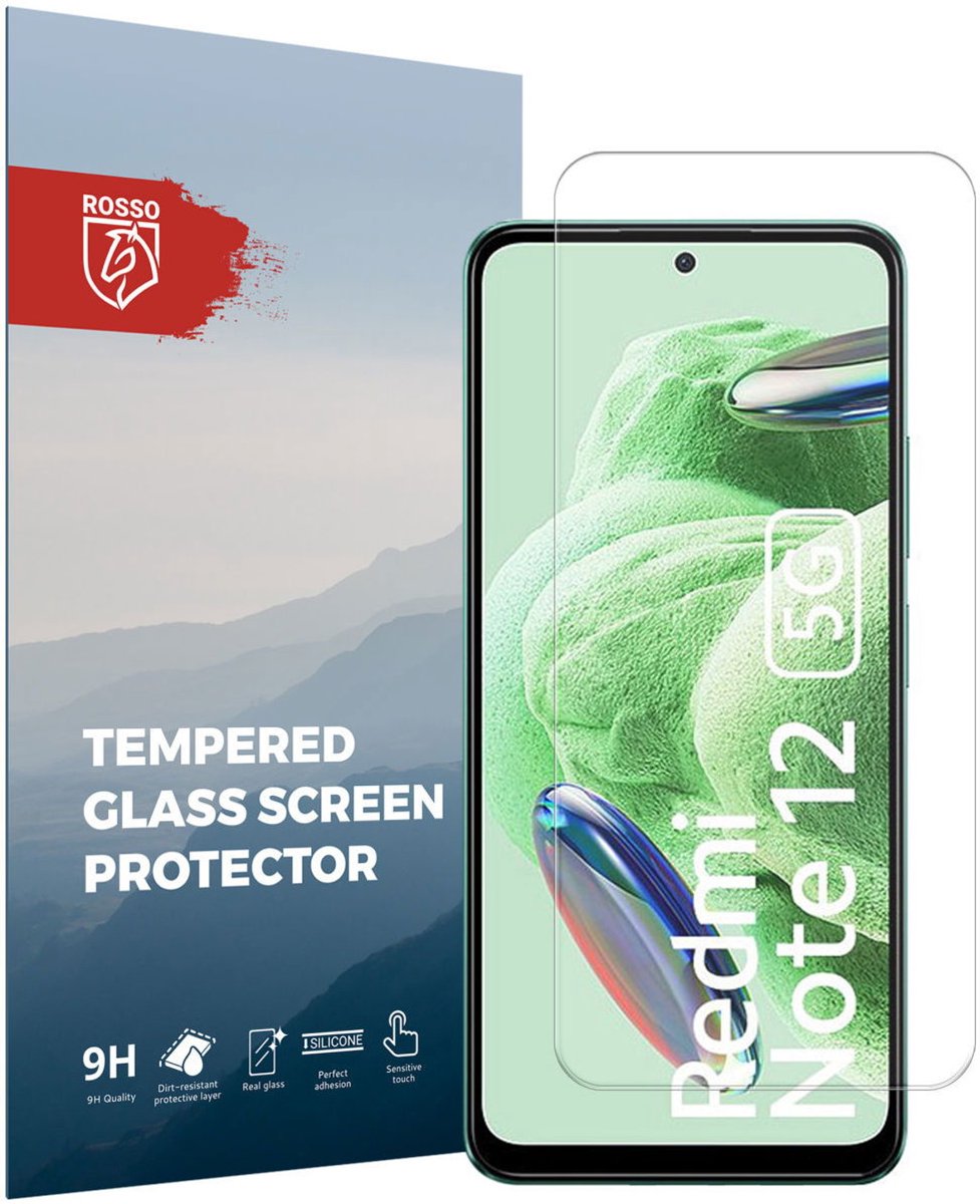 Rosso Screen Protector 9H Tempered Glass voor de Xiaomi Redmi Note 12 5G/Poco X5