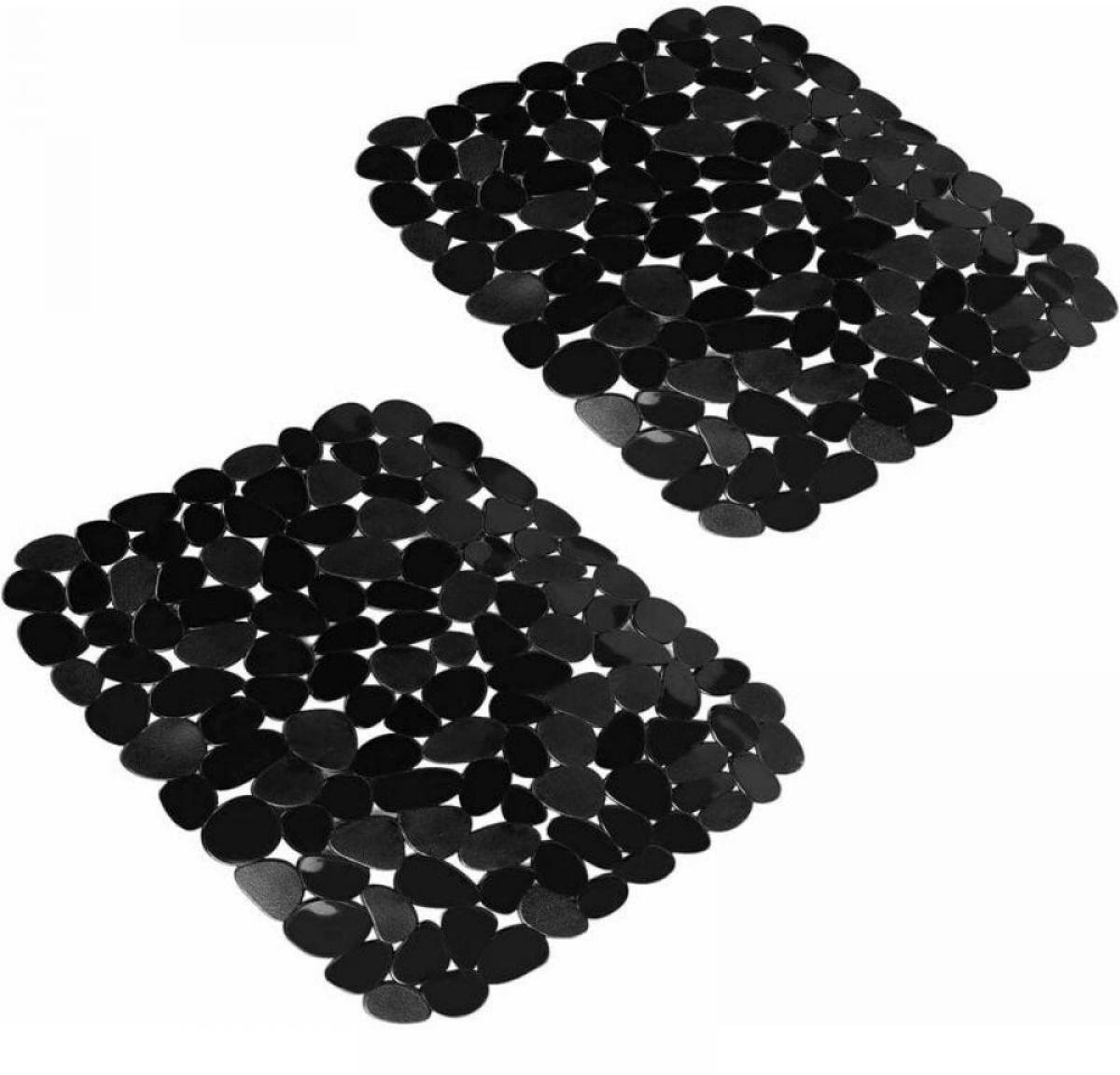 2 stuks Keukenbeschermer - Keukenmat voor de gootsteen - PVC gootsteenmat - Afmeting 40 x 30 cm - Op maat te snijden - Geschikt voor het plaatsen van servies, glaswerk en groenten