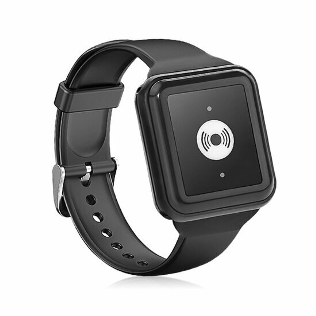 Los Horloge | Uitbreiding SOS Alarmset | Wifi | Knop bediening | Eenvoudige koppeling | Noodoproep functie | Binnen gebruik | Zwart