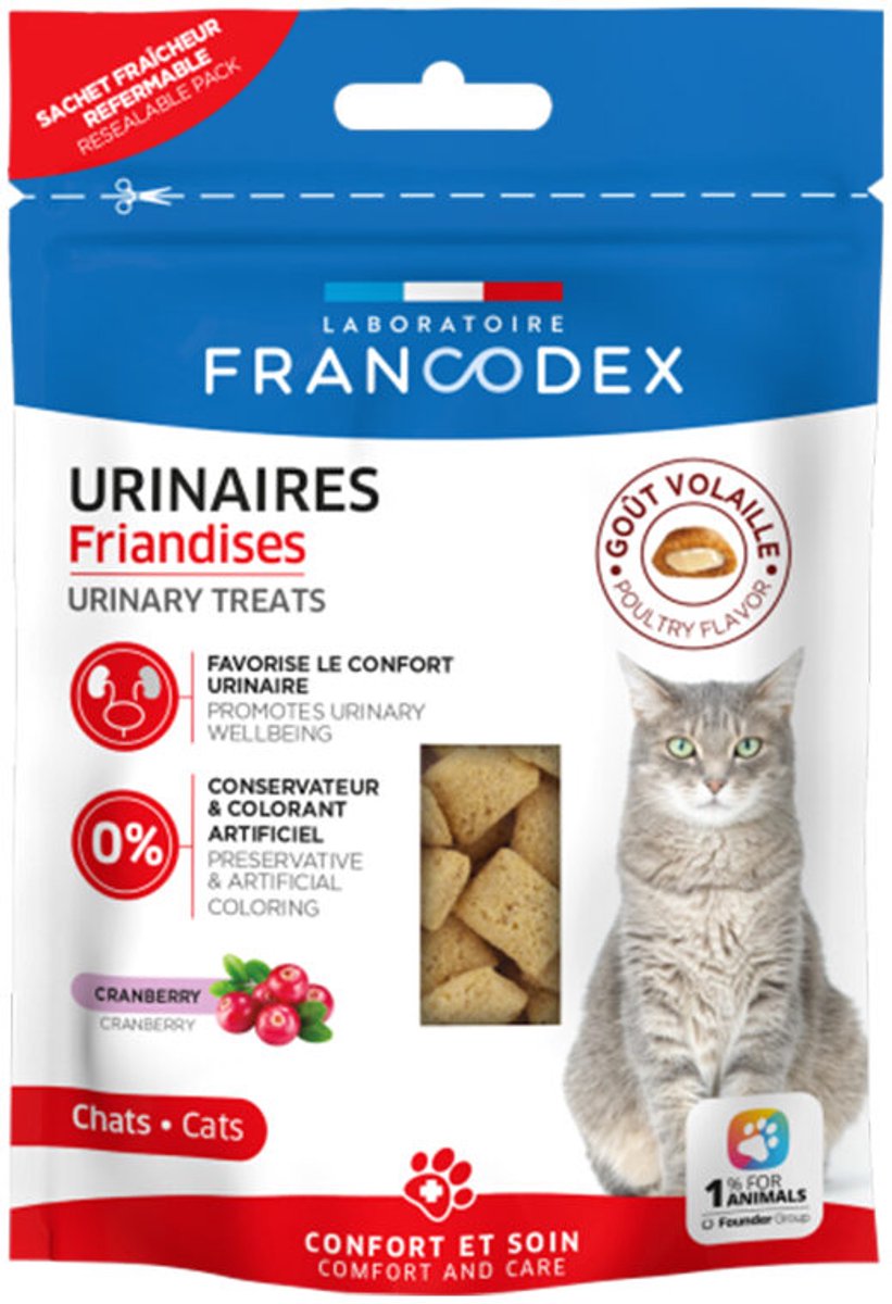 Francodex Urinary Treats Kat - 65 g