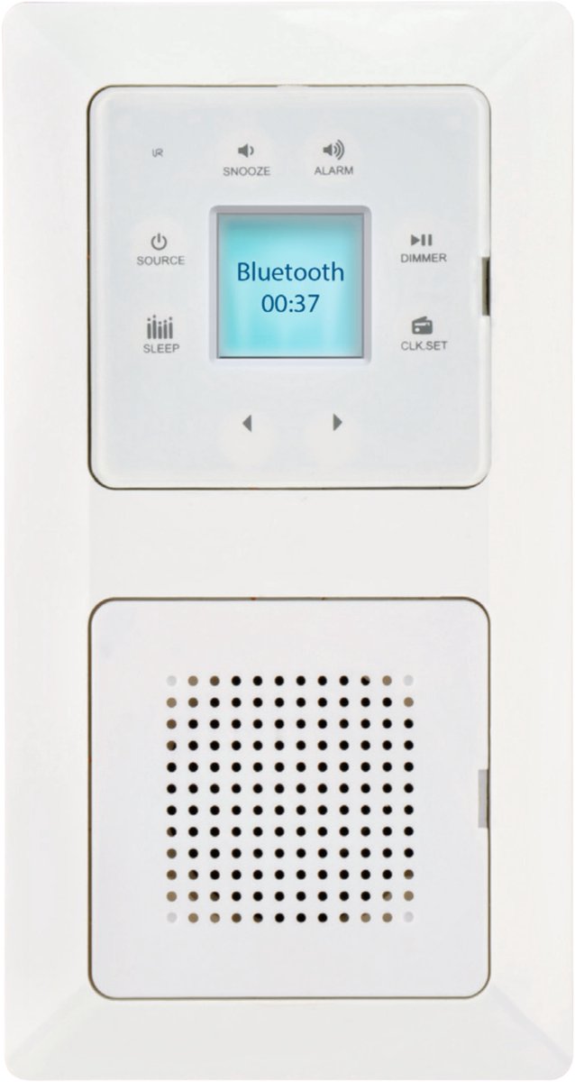 Unitec UP Radio Touch Bluetooth klok wekker timer afstandsbediening display inbouw