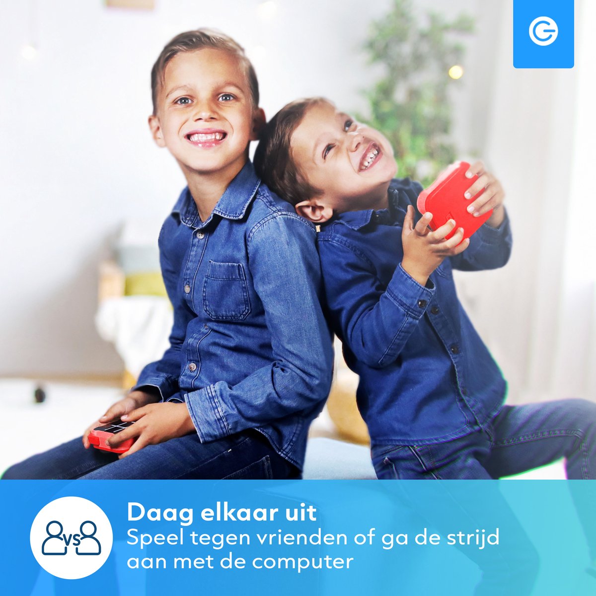 Silvergear Boter Kaas en Eieren Spel 3-in-1 - Whack A Mole - Tic Tac Toe - Memory Spelletjes - Reisspelletjes Kinderen - Educatief Speelgoed - Reisspellen - Cadeau voor Jongens en Meisjes - Vakantie Vliegtuig / Auto - Reizen - 6, 7, 8+ Jaar - Blauw — afbeelding 5