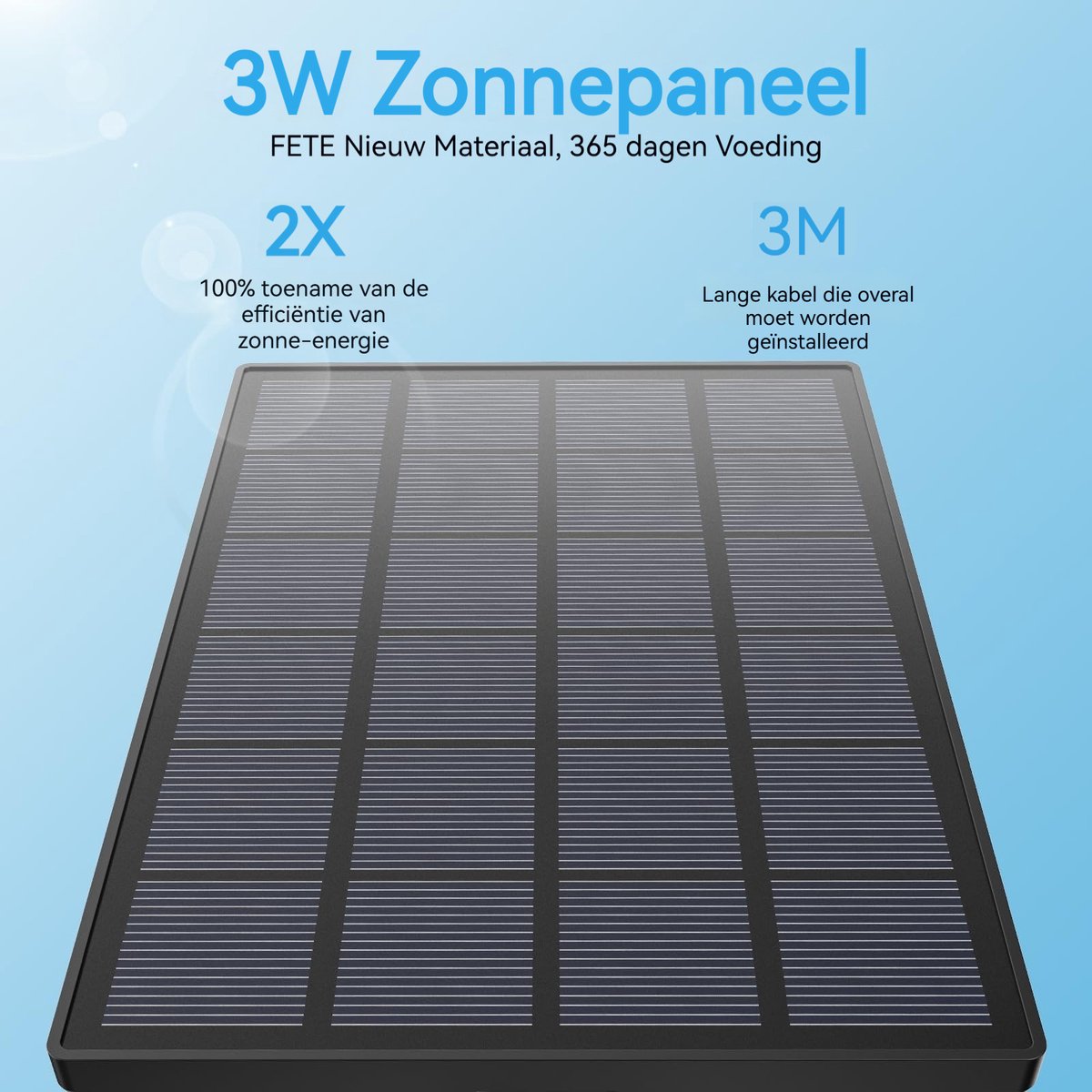 ieGeek Draadloze Beveiligingscamera Buiten 2K Ultra HD met Nachtzicht - afbeelding 2