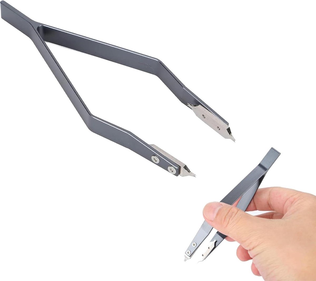 Spring Bar Pincet voor Horlogemaker, V-vormige Horlogeveerpincet, Tang - Horloge reparatie accessoire