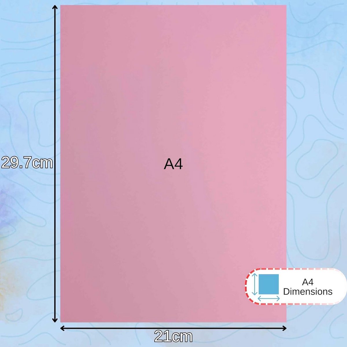 A4 Pastel Papier Set 100 Vellen - Diverse Zachte Kleuren voor Knutselen en Tekenen — cadeau in Hobby - foto 6