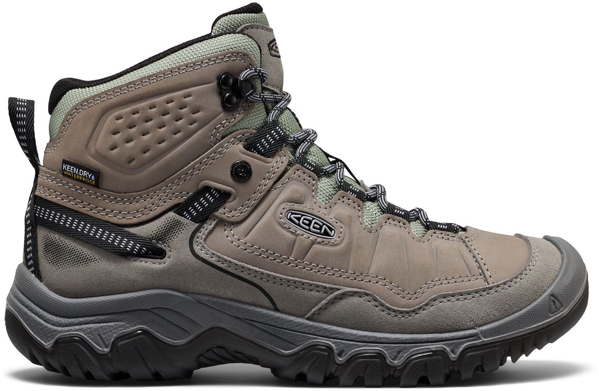 Keen Targhee IV Mid Dames Wandelschoenen Steel /Lily Pad Grijs