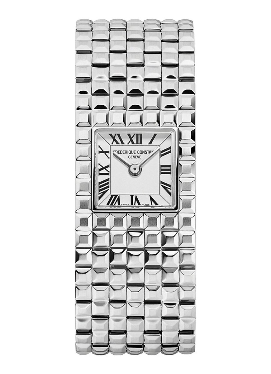 Frédérique Constant Classics Manchette FC-200WR1MC6B Horloge - Staal - Zilverkleurig - Ø 114 mm