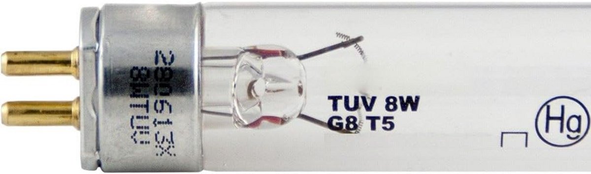 UV Vervangende Lamp 8W G8T5 voor Waterzuiveringssystemen - Hoge Prestaties